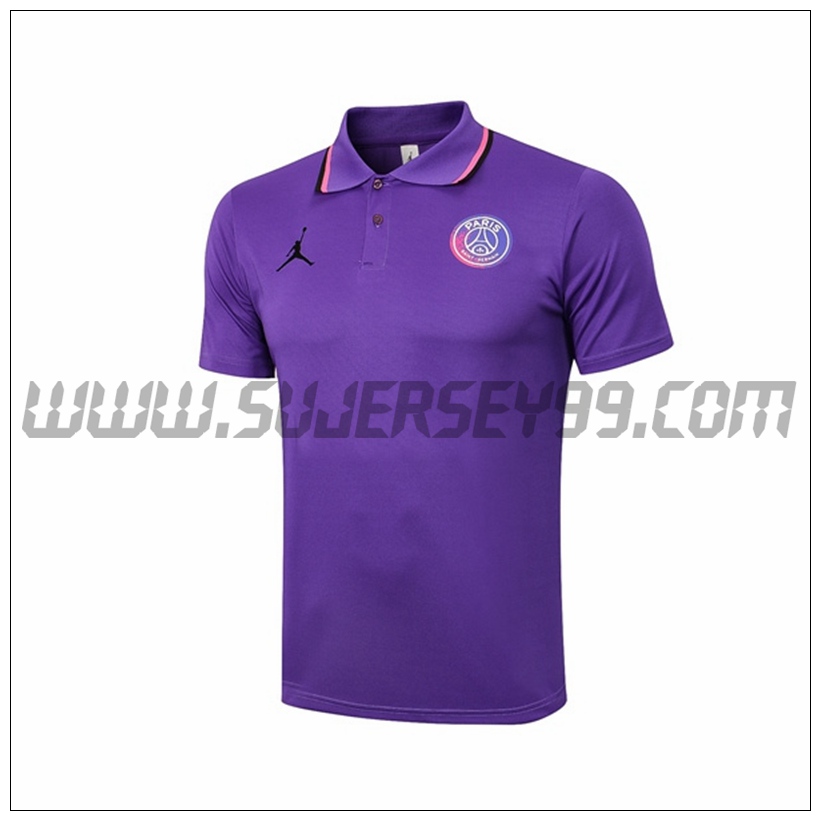 Polo Futbol Jordan PSG Violet 2021 2022