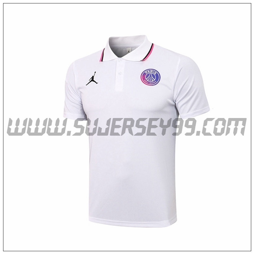 Polo Futbol Jordan PSG Blanco 2021 2022