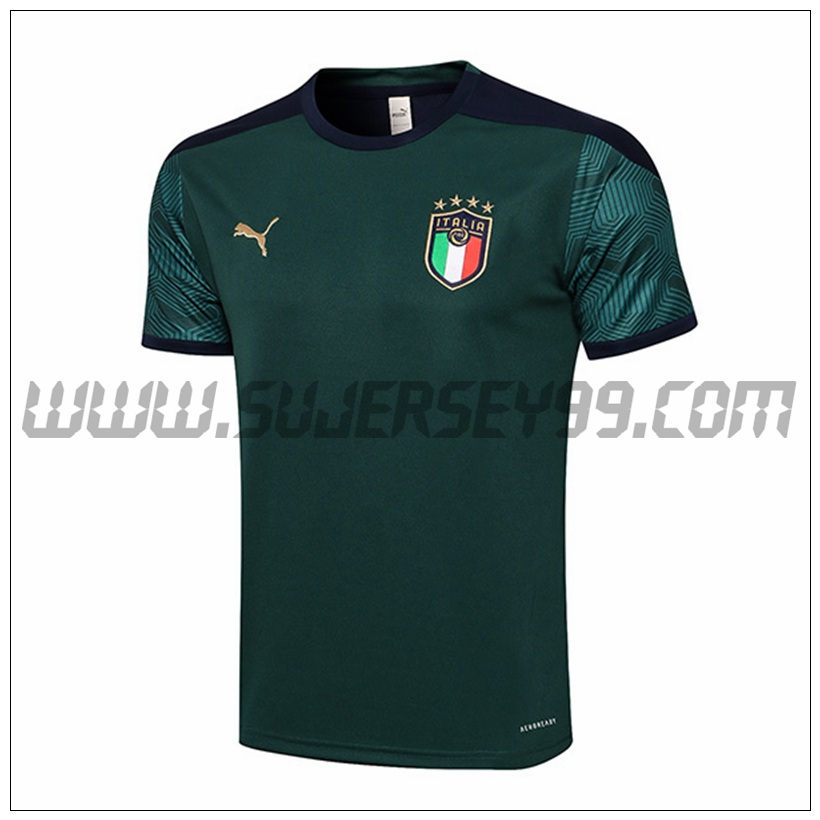 Polo Futbol Italia Verde 2021 2022