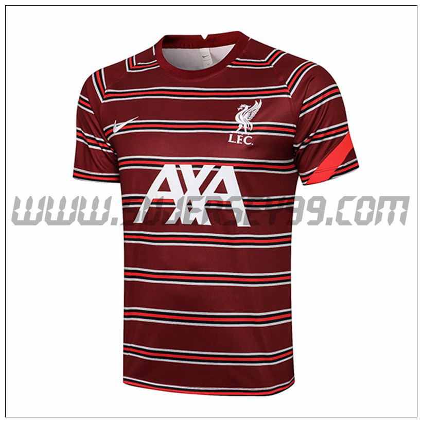 Camiseta Entrenamiento FC Liverpool Rojo 2021 2022