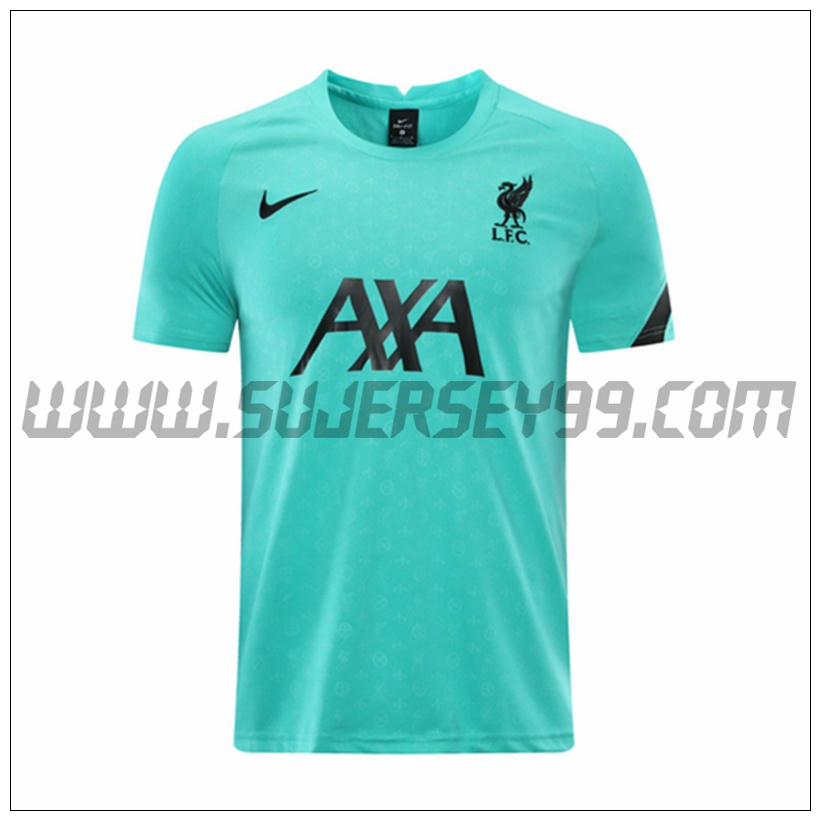 Camiseta Entrenamiento FC Liverpool Verde 2021 2022