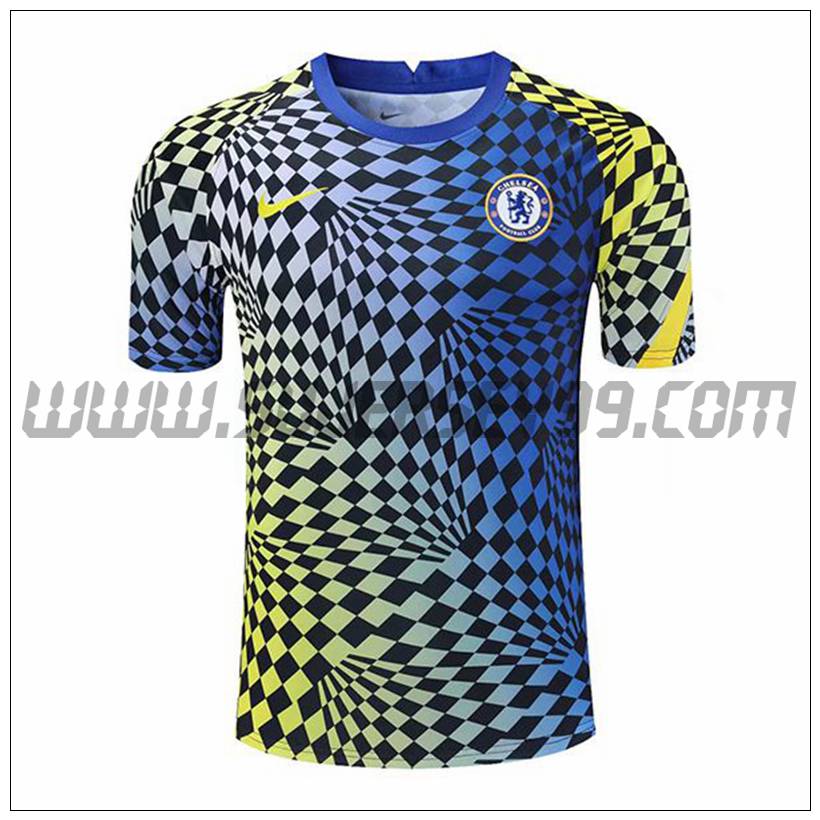 Camiseta Entrenamiento FC Chelsea Azul/Amarillo 2021 2022