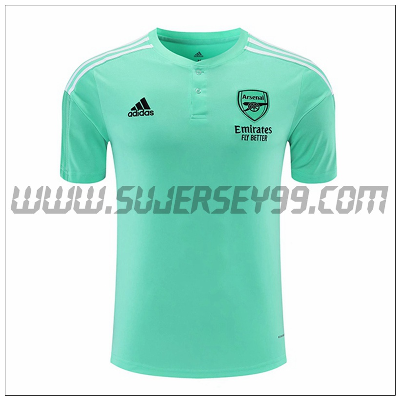 Camiseta Entrenamiento FC Arsenal Verde 2021 2022