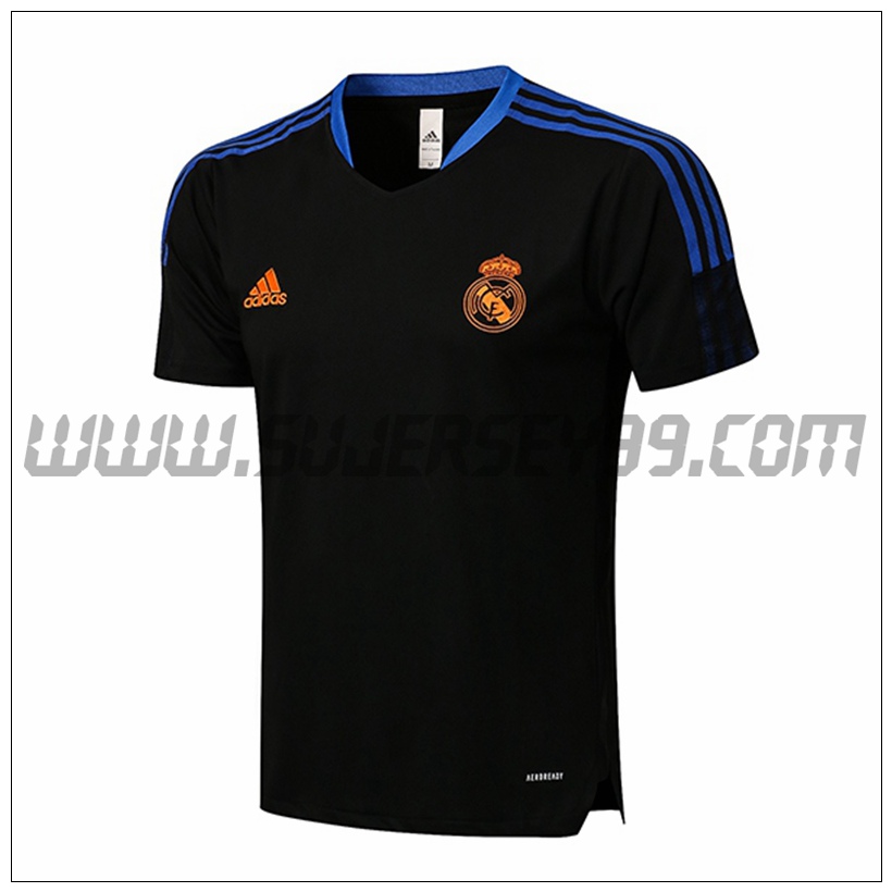 Camiseta Entrenamiento Real Madrid Negro 2021 2022