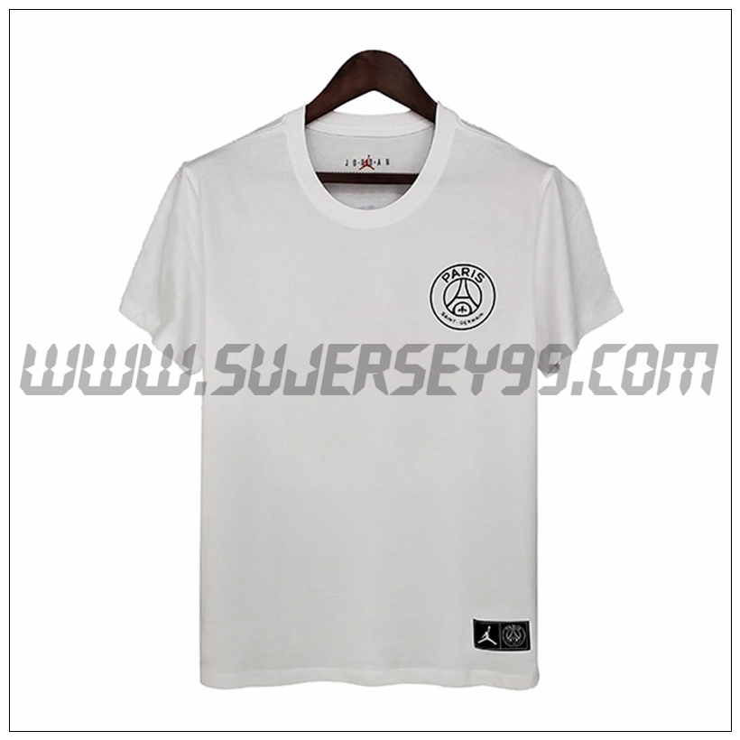 Camiseta Entrenamiento Jordan PSG Blanco 2021 2022 -1