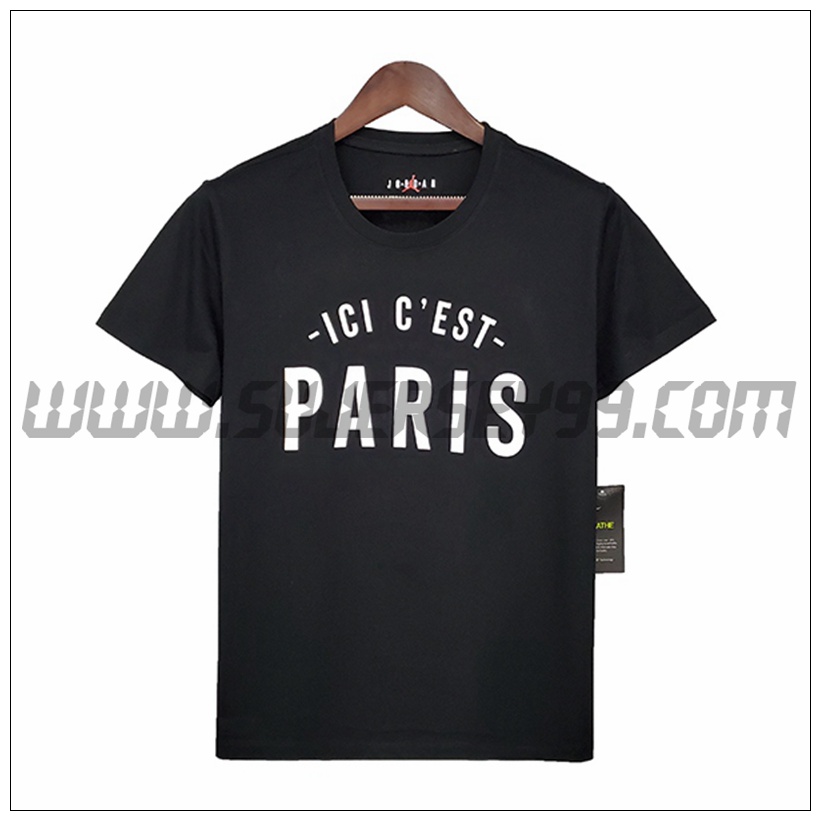 Camiseta Entrenamiento Jordan PSG Negro 2021 2022 -2