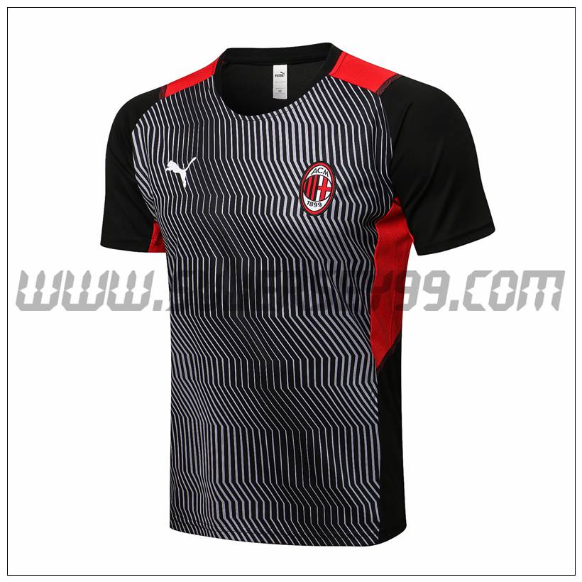 Camiseta Entrenamiento AC Milan Rojo/Negro 2021 2022