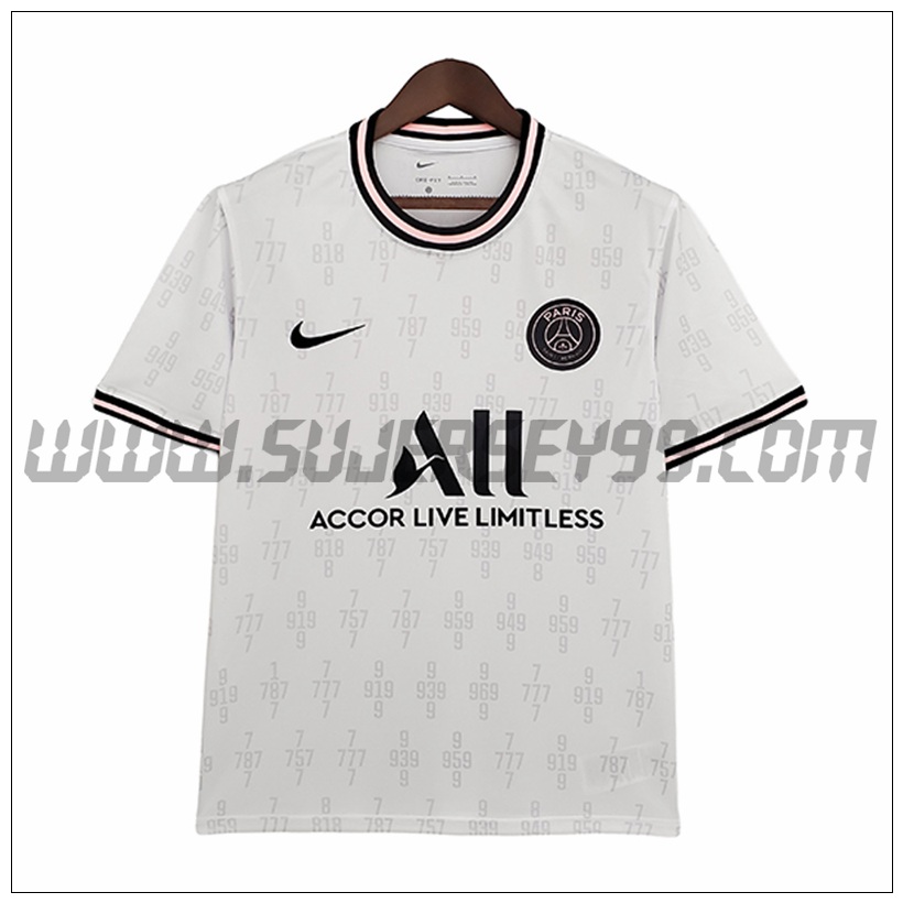 Camiseta Entrenamiento PSG Blanco 2021 2022