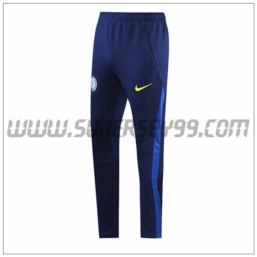 Pantalones Entrenamiento FC Chelsea Versión del reproductor Azul Marino 2021 2022