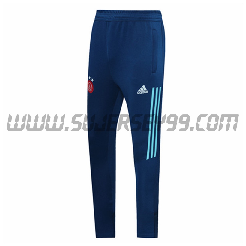 Pantalones Entrenamiento AFC Ajax Azul 2021 2022