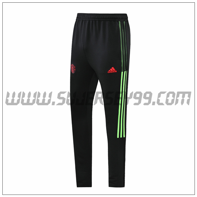 Pantalones Entrenamiento Manchester United Negro 2021 2022 -1