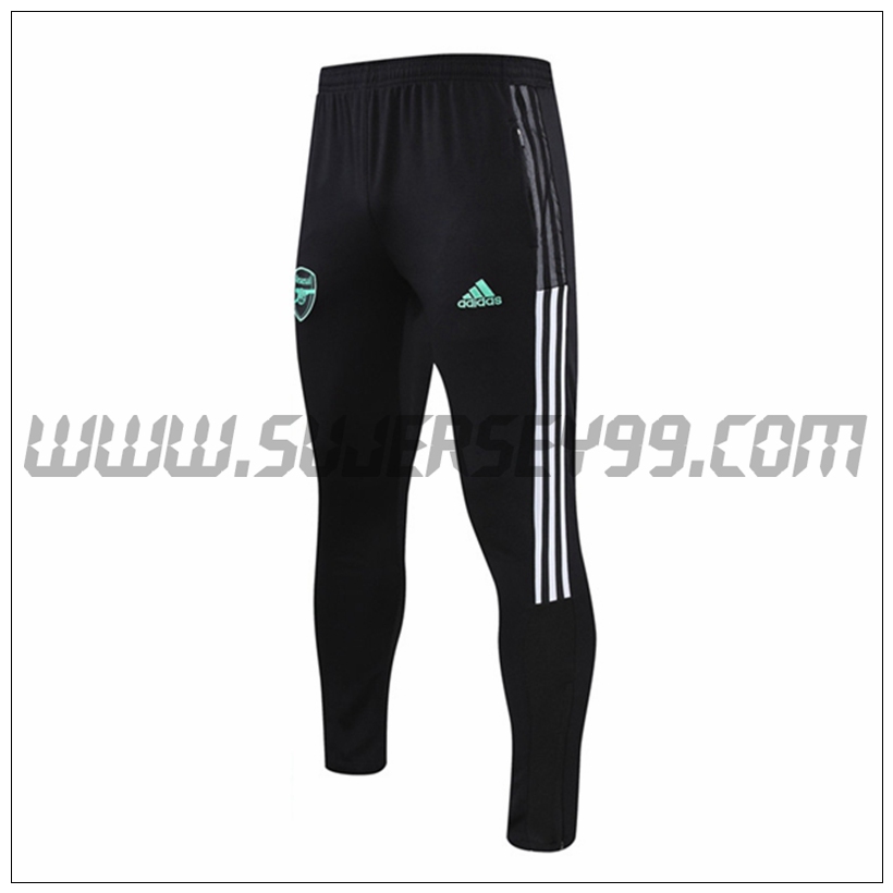 Pantalones Entrenamiento Arsenal Negro 2021 2022 -2