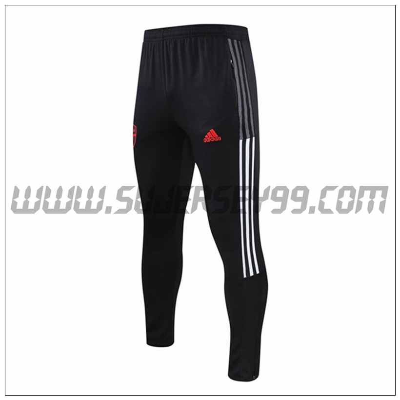 Pantalones Entrenamiento Arsenal Negro 2021 2022 -3