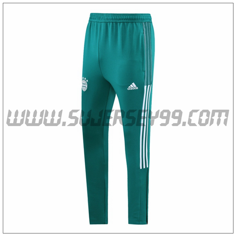 Pantalones Entrenamiento Bayern Munich Verde 2021 2022 -1