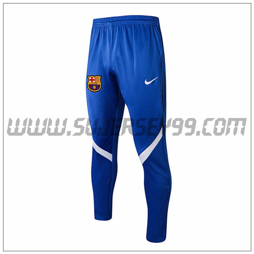 Pantalones Entrenamiento FC Barcelona Azul 2021 2022 -4