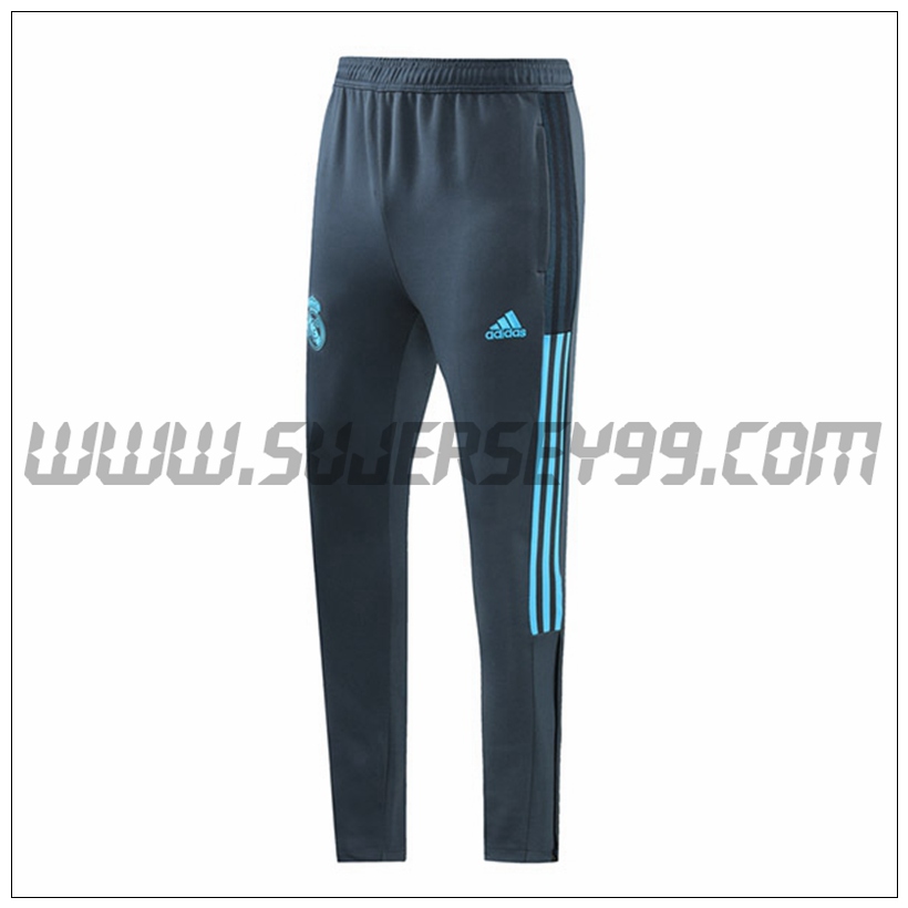 Pantalones Entrenamiento Real Madrid Azul 2021 2022 -4