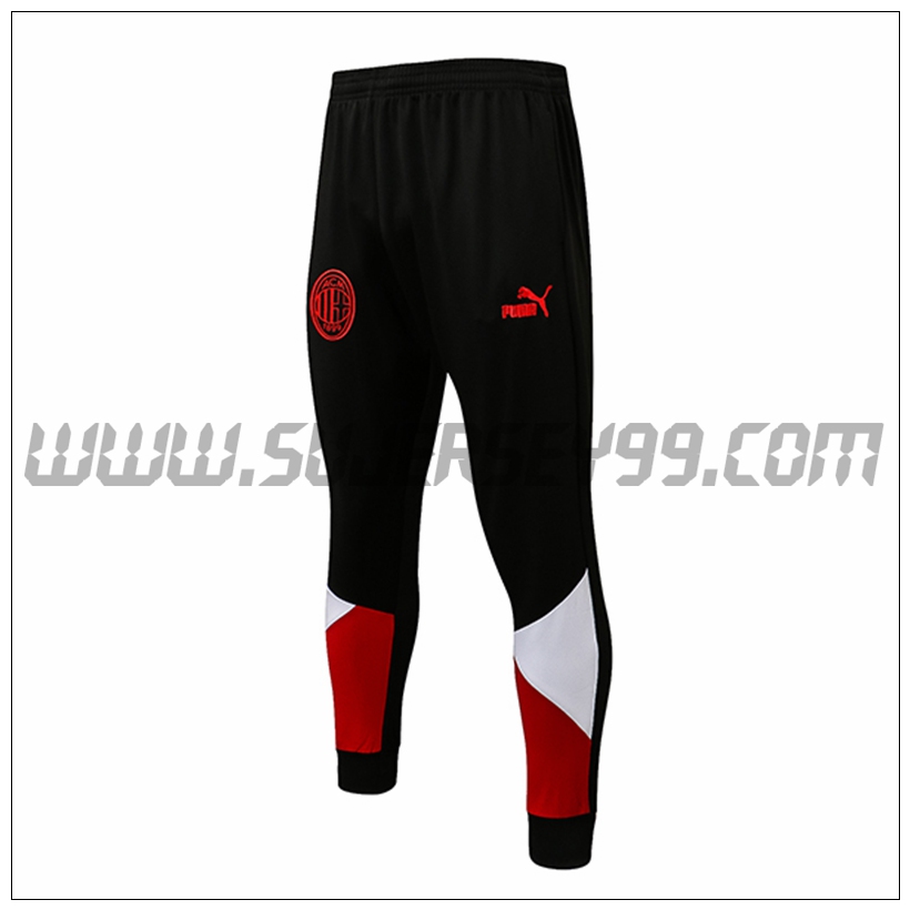 Pantalones Entrenamiento AC Milan Negro 2021 2022