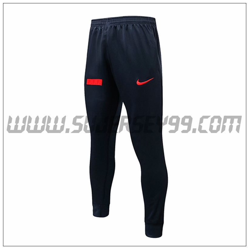 Pantalones Entrenamiento Francia Rojo/Negro 2021 2022