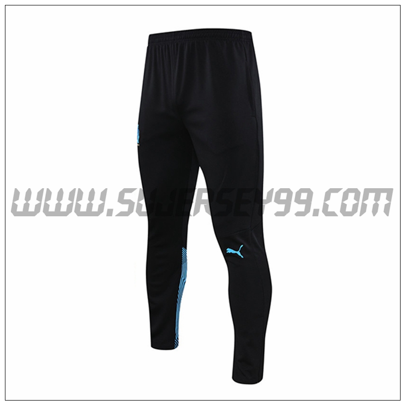 Pantalones Entrenamiento Marsella OM Negro 2021 2022