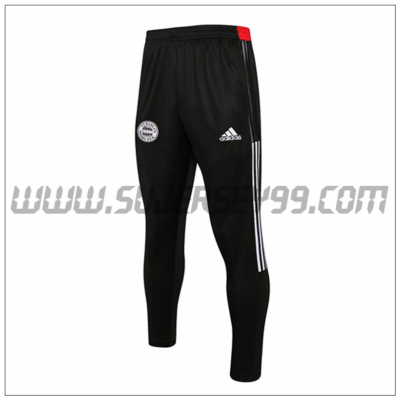 Pantalones Entrenamiento Bayern Munich Negro 2021 2022 -4