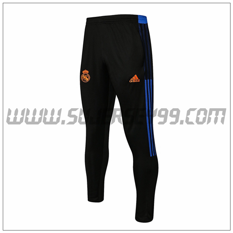 Pantalones Entrenamiento Real Madrid Azul/Negro 2021 2022