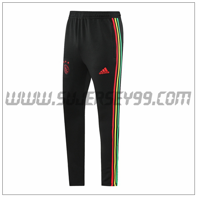 Pantalones Entrenamiento AFC Ajax Negro 2021 2022