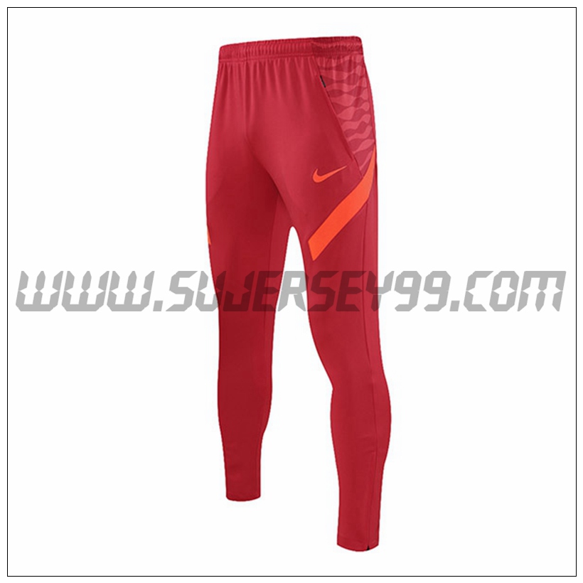 Pantalones Entrenamiento FC Liverpool Rojo 2021 2022