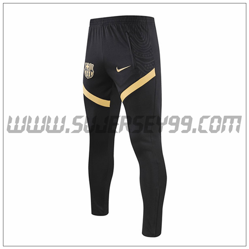 Pantalones Entrenamiento FC Barcelona Negro/Amarillo 2021 2022