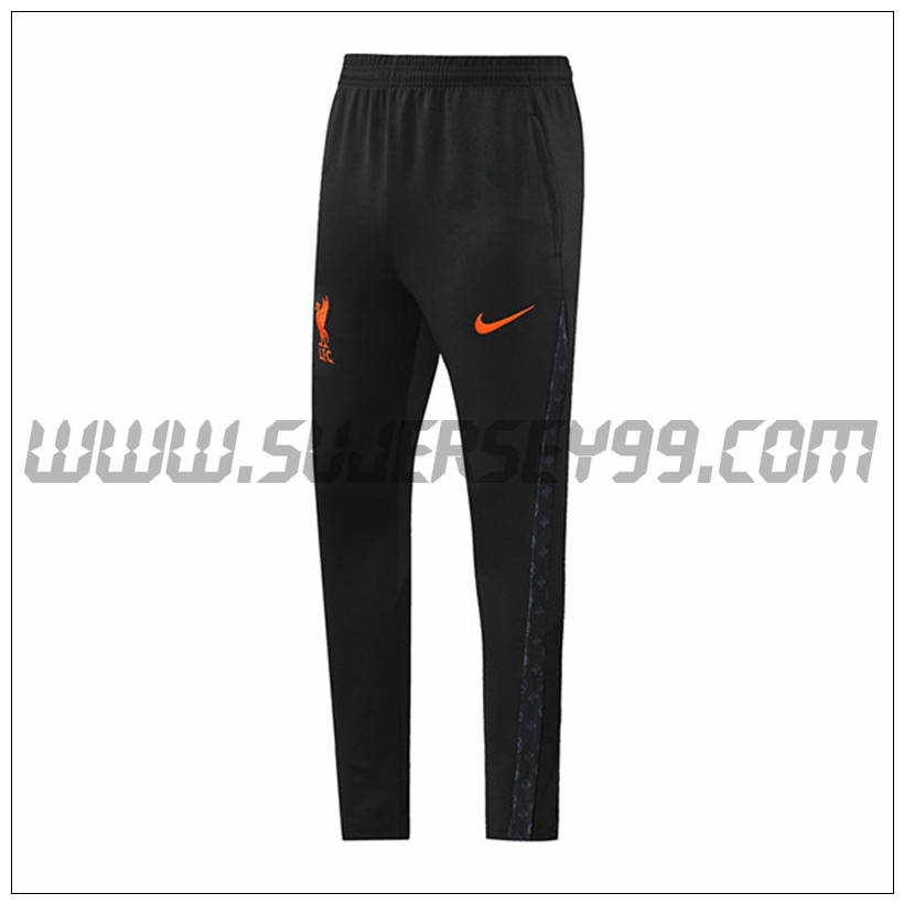 Pantalones Entrenamiento FC Liverpool Negro 2021 2022 -01