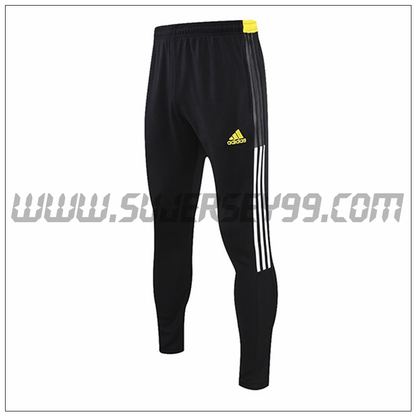 Pantalones Entrenamiento Juventus Negro/Amarillo/Blanco 2021 2022