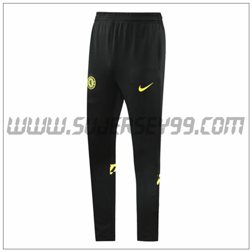 Pantalones Entrenamiento FC Chelsea Negro 2021 2022