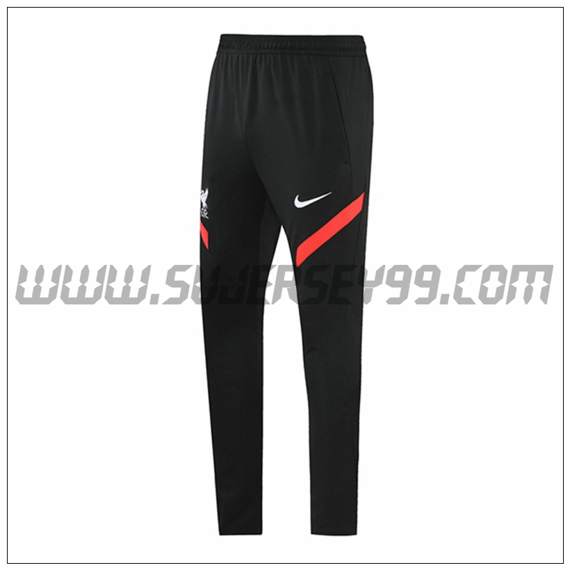 Pantalones Entrenamiento FC Liverpool Rojo/Negro 2021 2022