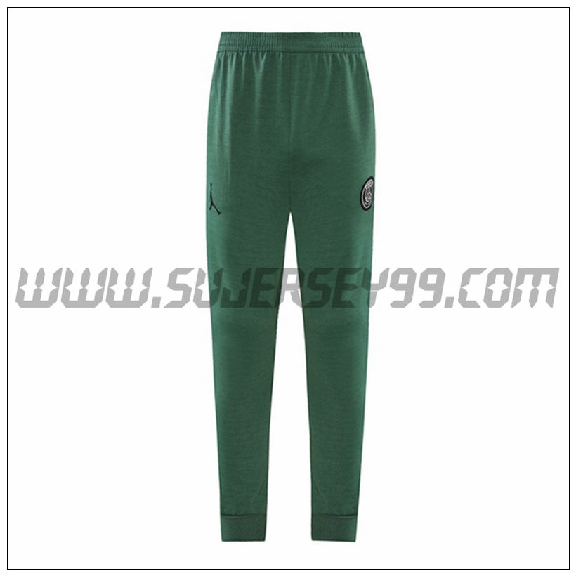 Pantalones Entrenamiento PSG Verde 2021 2022