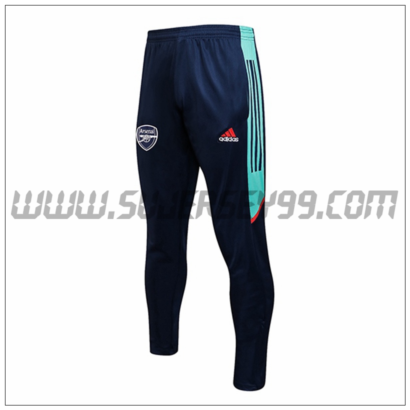 Pantalones Entrenamiento FC Arsenal Azul Marino/Verde 2021 2022