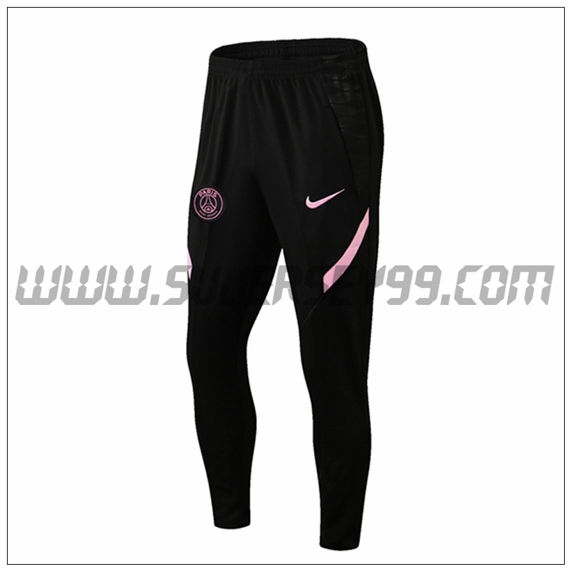 Pantalones Entrenamiento Jordan PSG Rosa/Negro 2021 2022