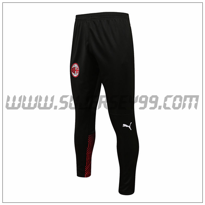 Pantalones Entrenamiento AC Milan Negro 2021 2022