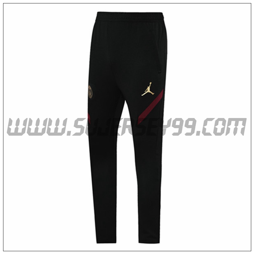 Pantalones Entrenamiento Jordan PSG Negro 2021 2022 -01