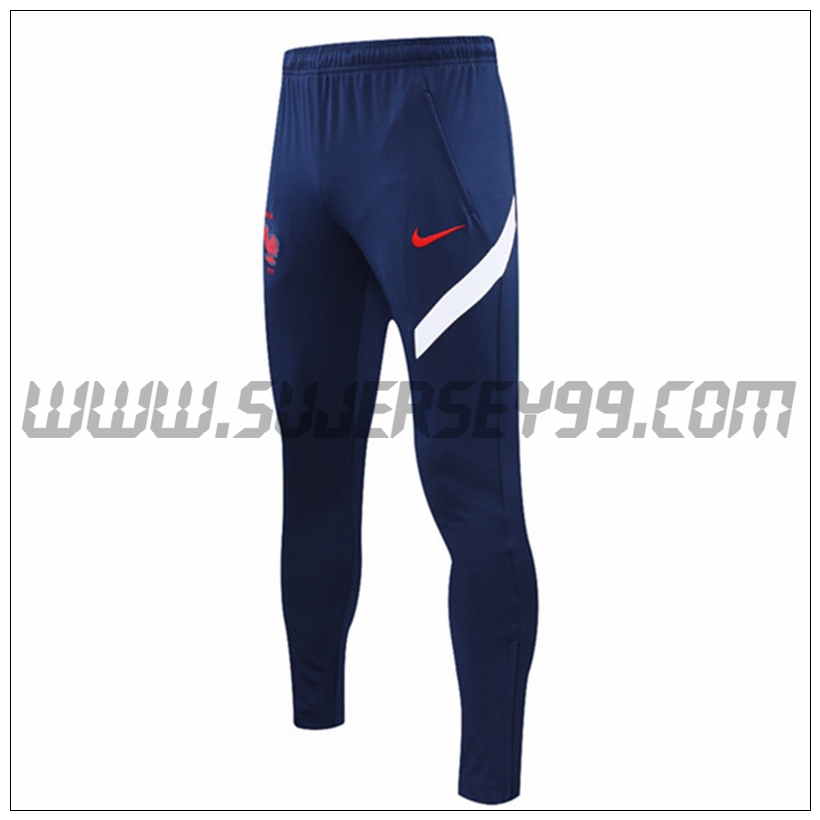 Pantalones Entrenamiento Francia Azul Marino 2021 2022