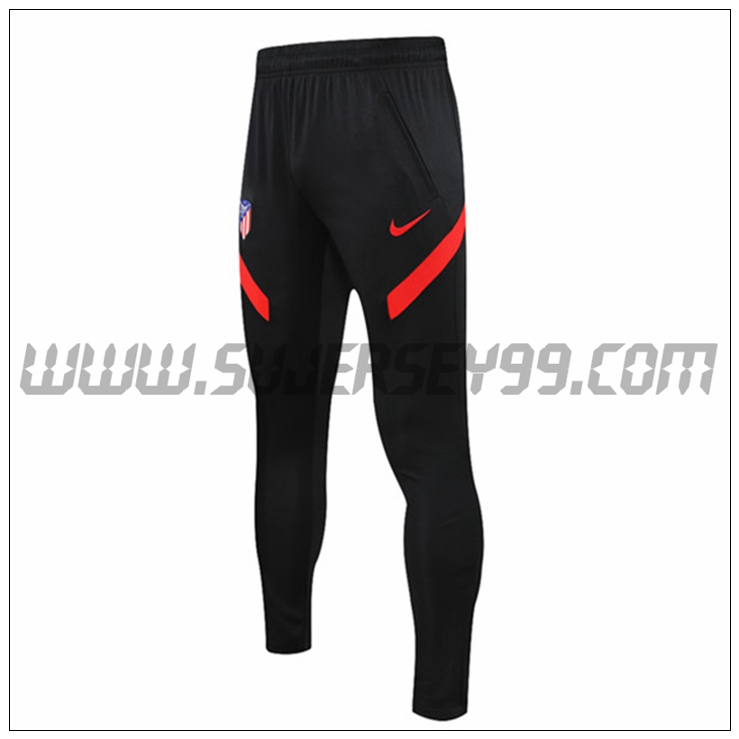 Pantalones Entrenamiento Atletico Madrid Negro 2021 2022