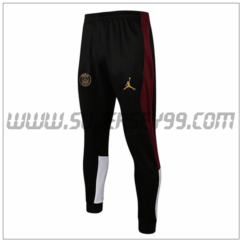 Pantalones Entrenamiento Jordan PSG Negro/Violet 2021 2022