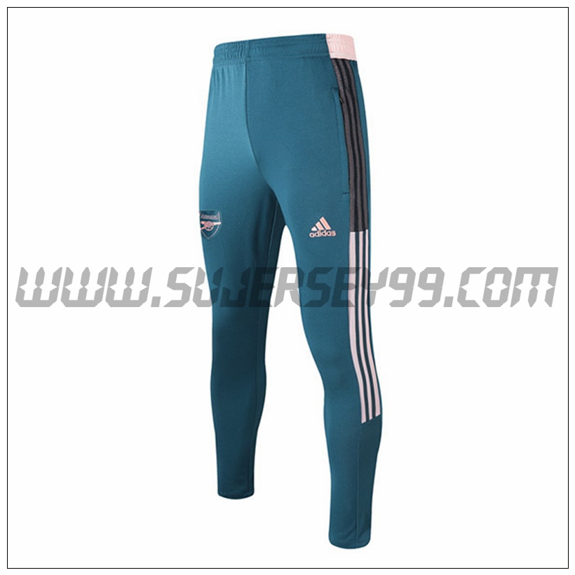 Pantalones Entrenamiento Arsenal Verde Oscuro 2021 2022