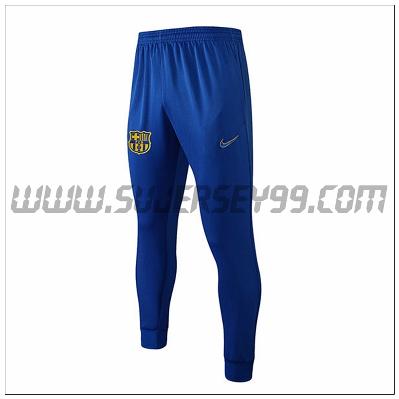 Pantalones Entrenamiento FC Barcelona Azul 2021 2022 -3