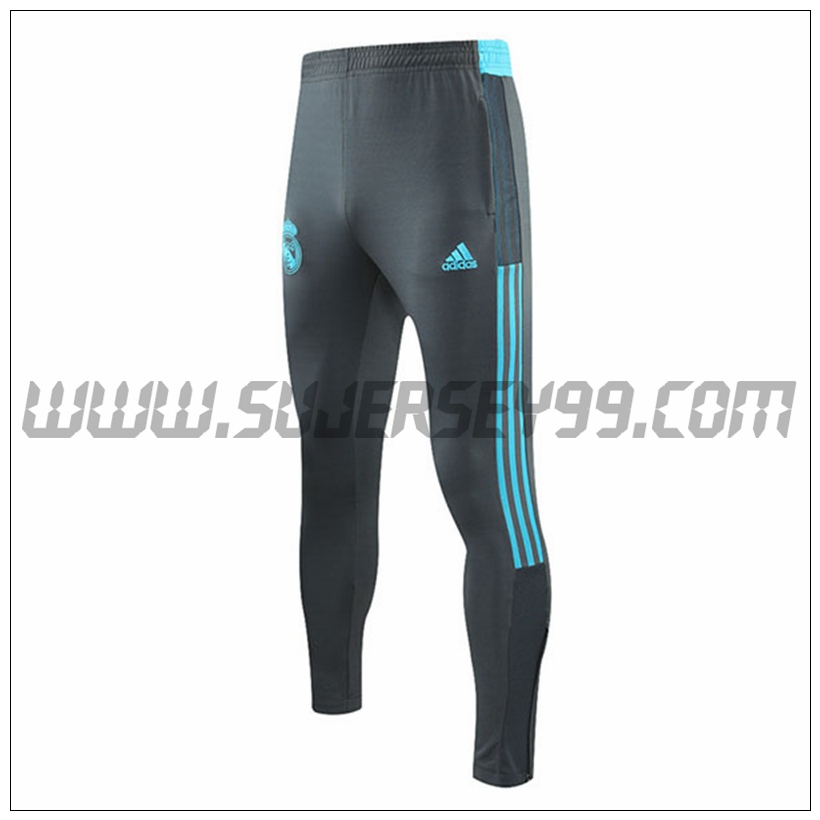 Pantalones Entrenamiento Real Madrid Gris claro 2021 2022