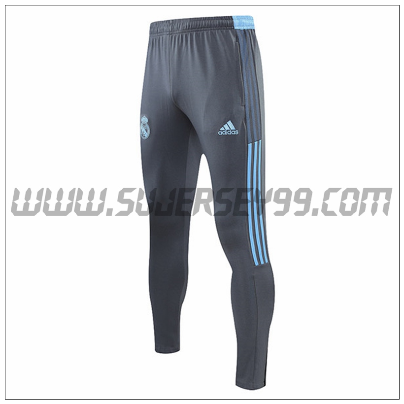 Pantalones Entrenamiento Real Madrid Gris claro 2021 2022 -1