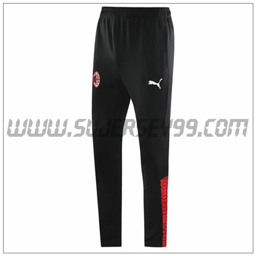 Pantalones Entrenamiento AC Milan Negro 2021 2022