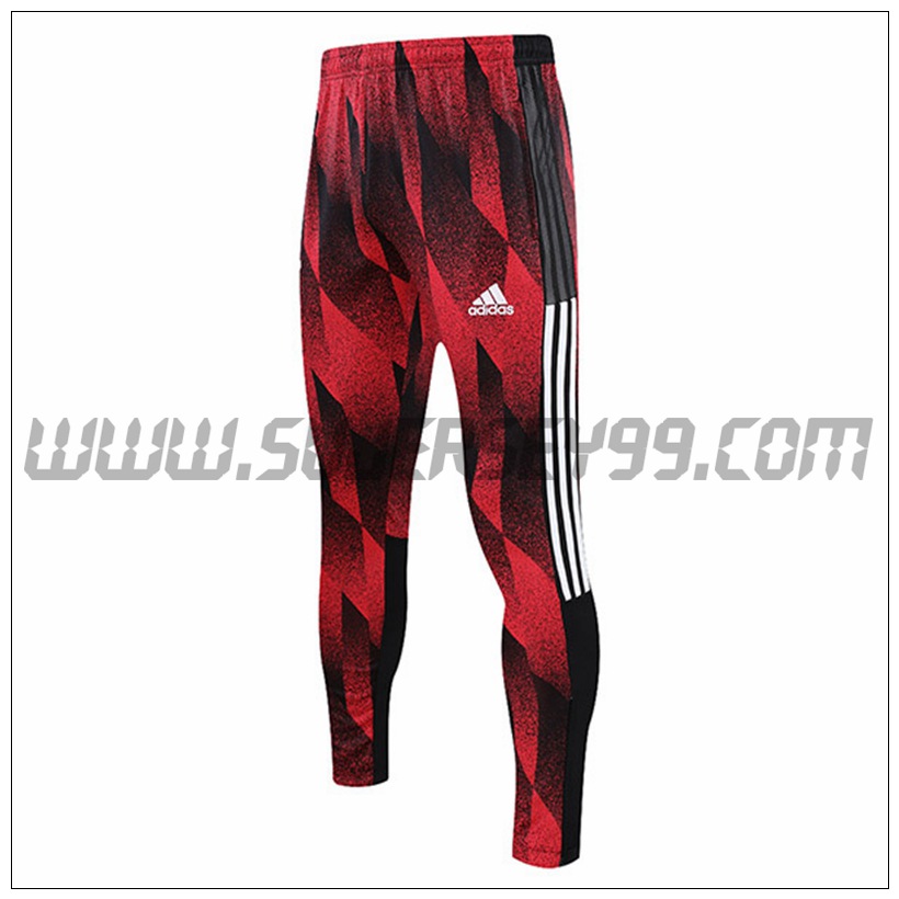 Pantalones Entrenamiento Bayern Munich Rojo/Negro 2021 2022