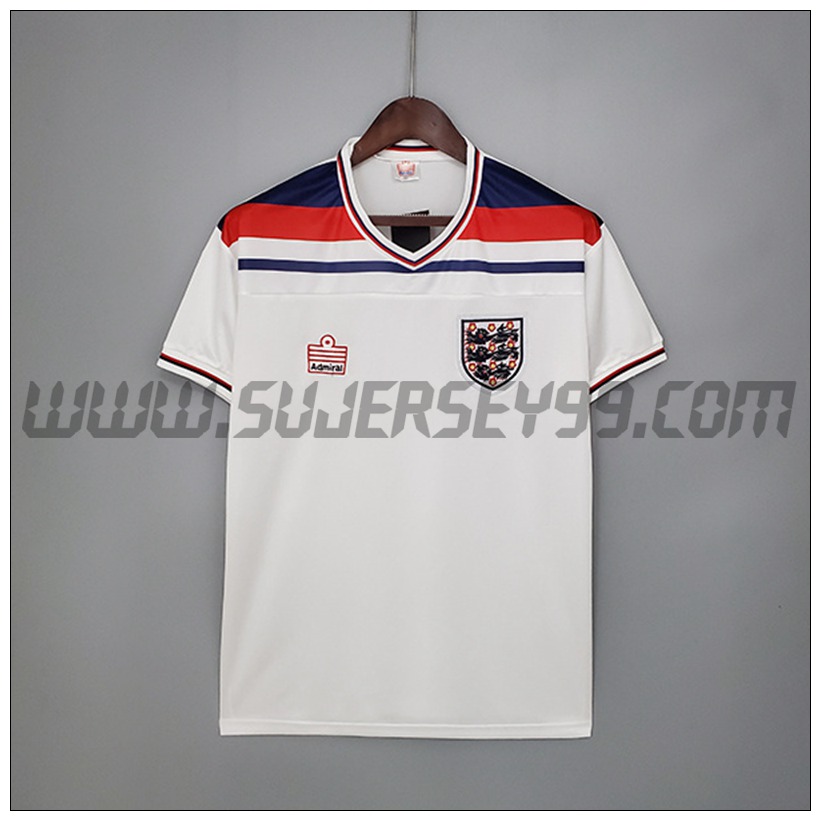 Camiseta Futbol Inglaterra Retro Primera 1982