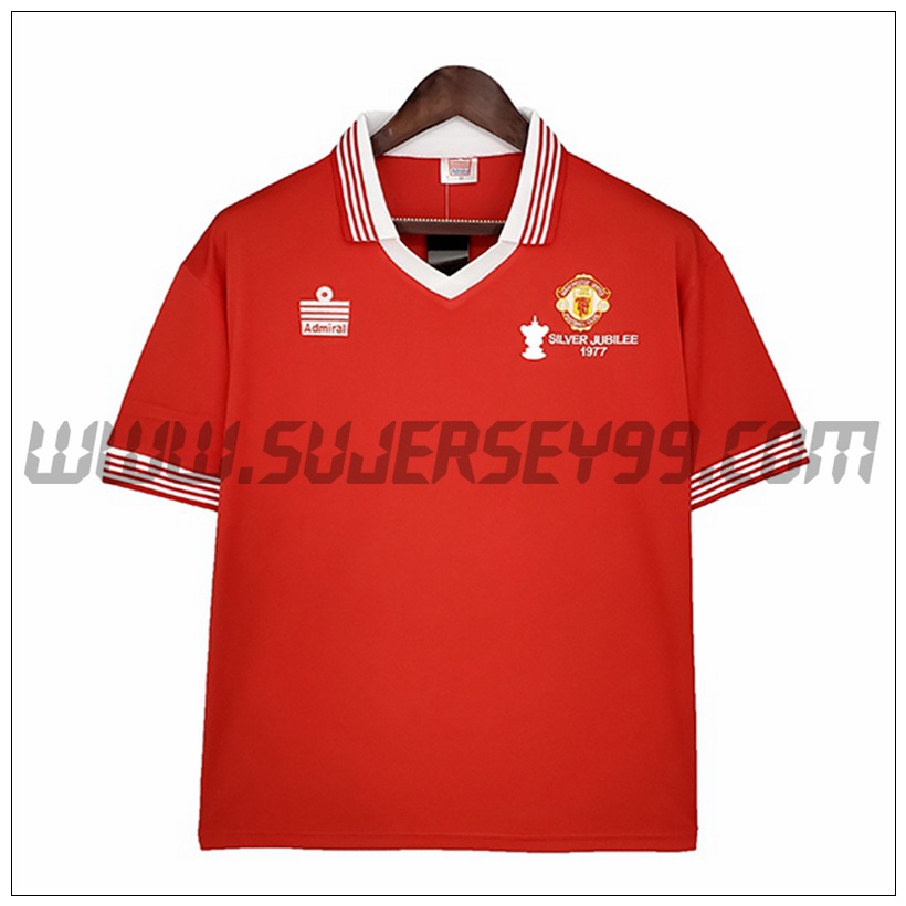 Camiseta Futbol Manchester United Retro Primera 1977