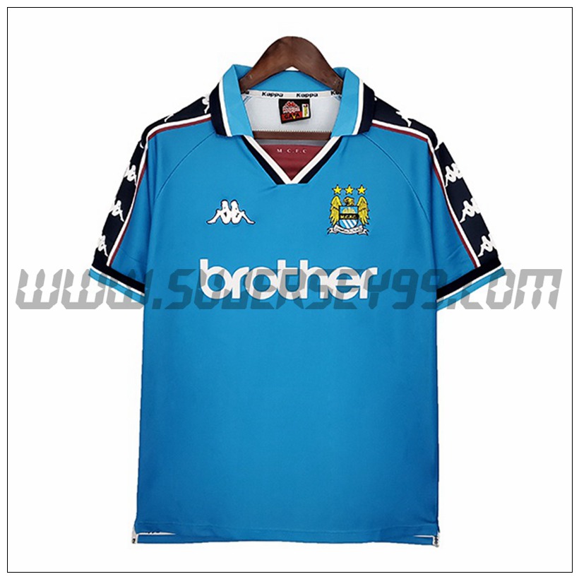 Camiseta Futbol Manchester City Retro Primera 1997/1999