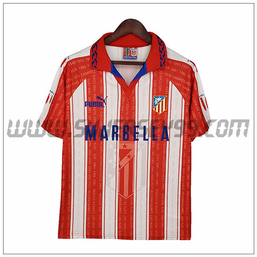 Camiseta Futbol Atletico Madrid Retro Primera 1995/1996